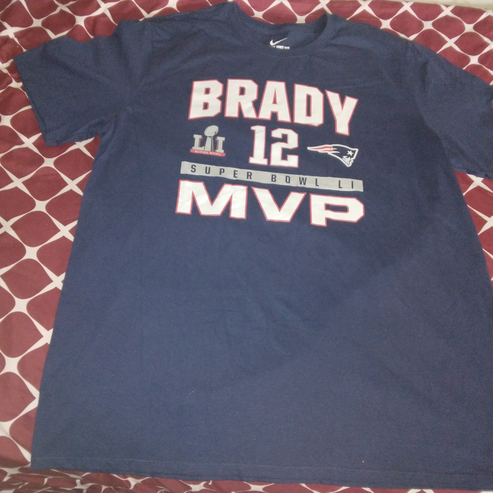 Nike Super Bowl LI MVP Brady T-Shirt Size XL